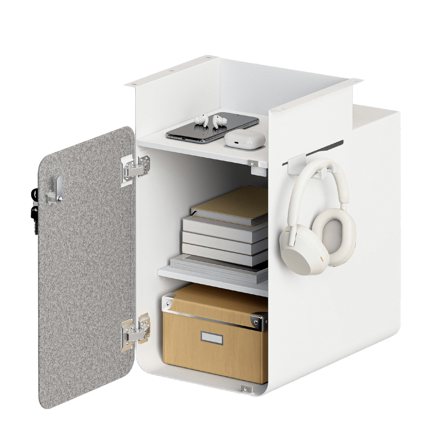 Caisson de rangement sous le bureau