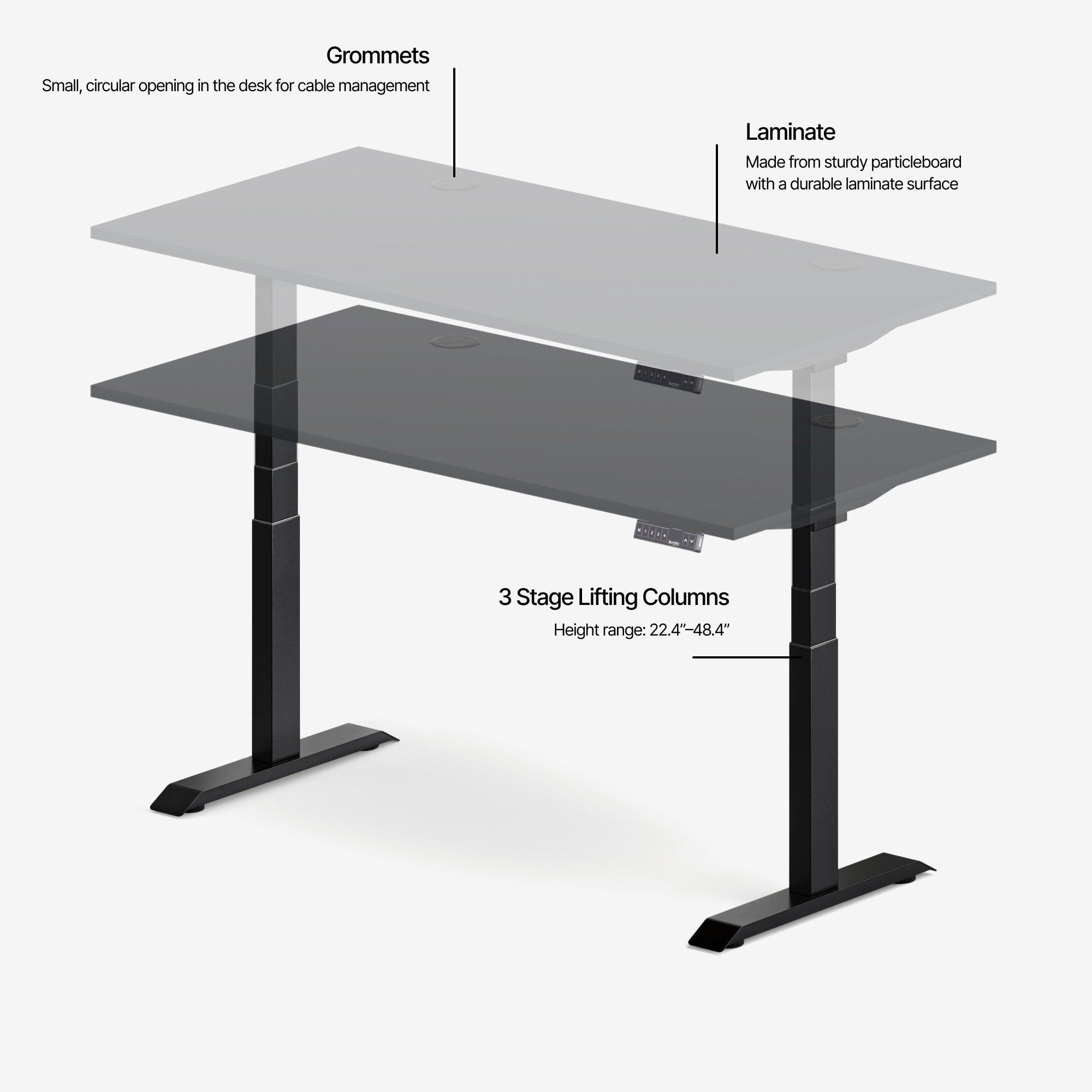 Aspire Laminate Standing Desk