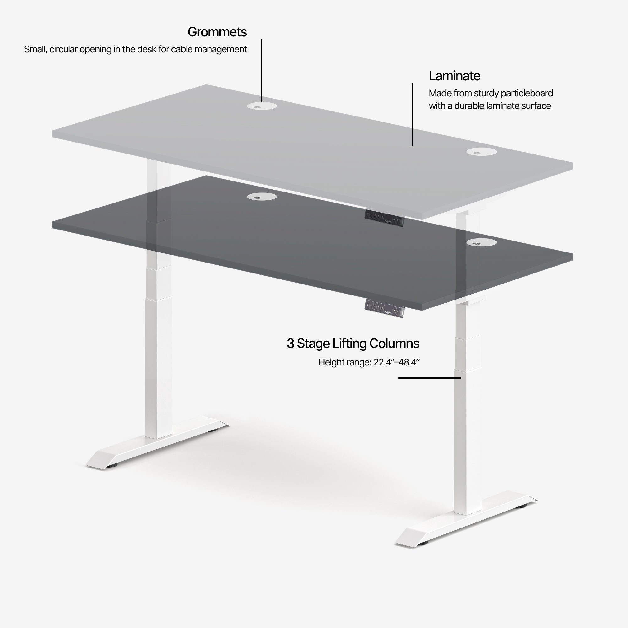 Aspire Laminate Standing Desk