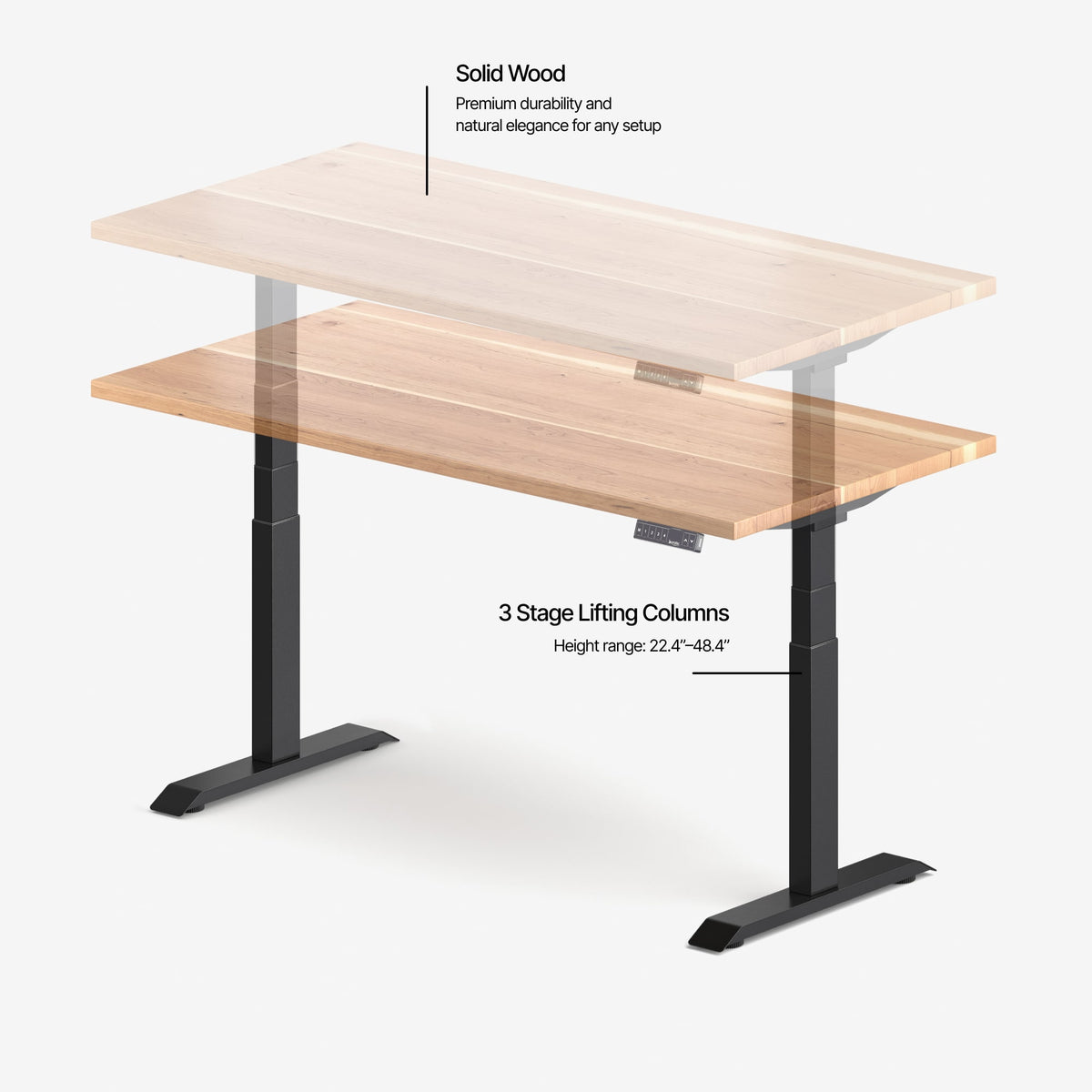 Aspire Solid Wood Standing Desk