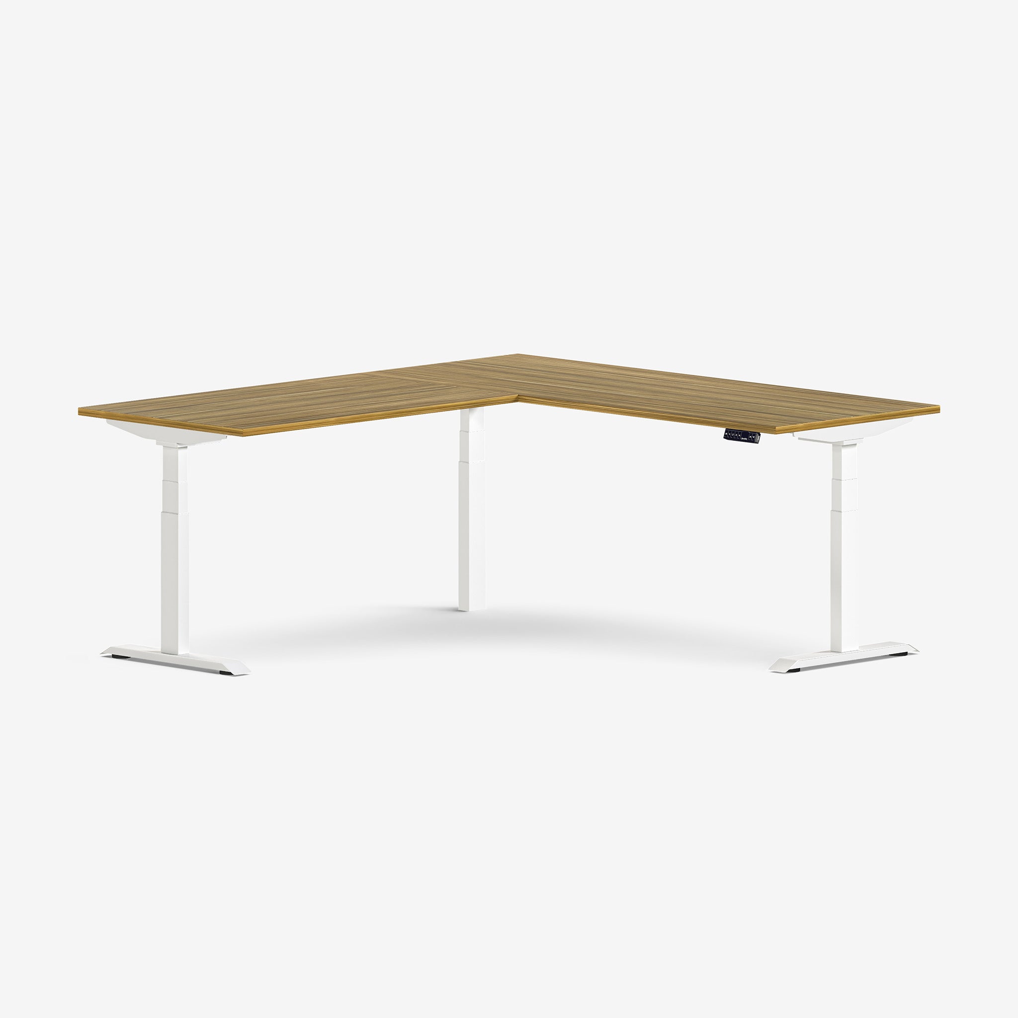 L-Shaped Aspire Laminate Standing Desk