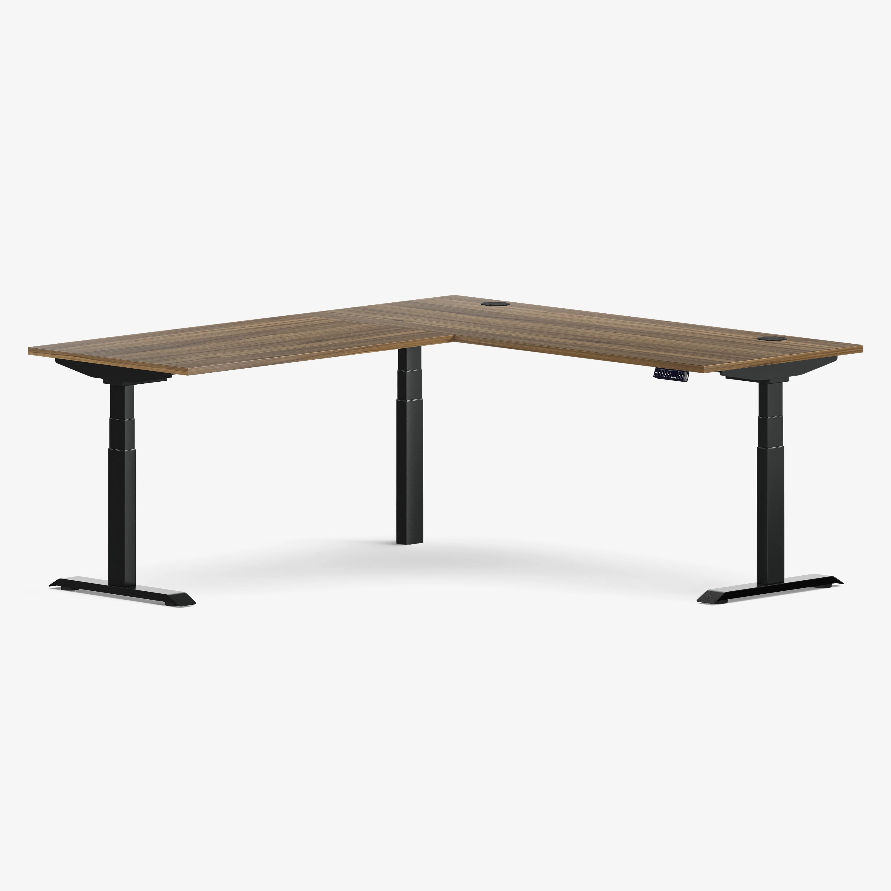 Bureau Ajustable Aspire en Laminé en Forme de L