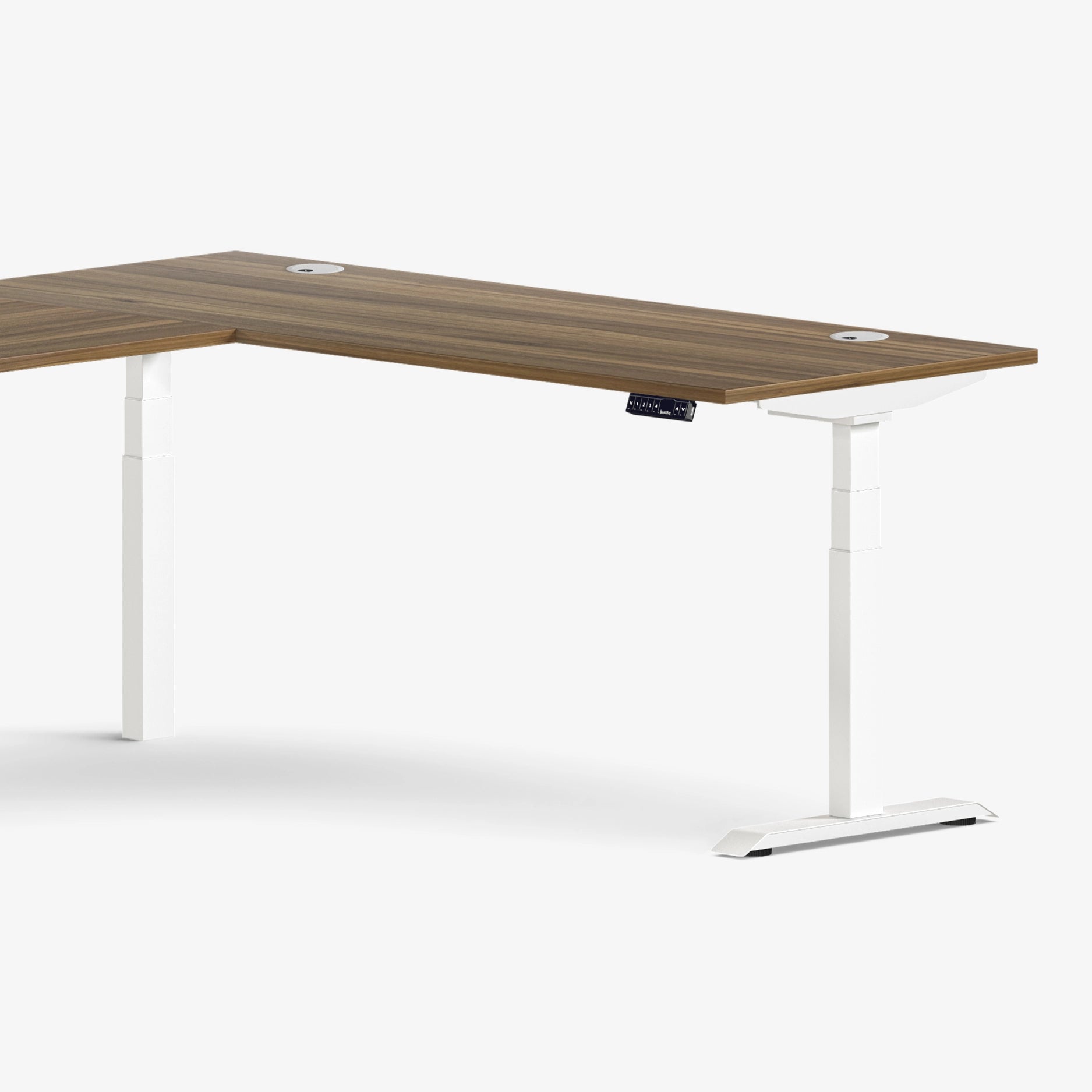Bureau Ajustable Aspire en Laminé en Forme de L