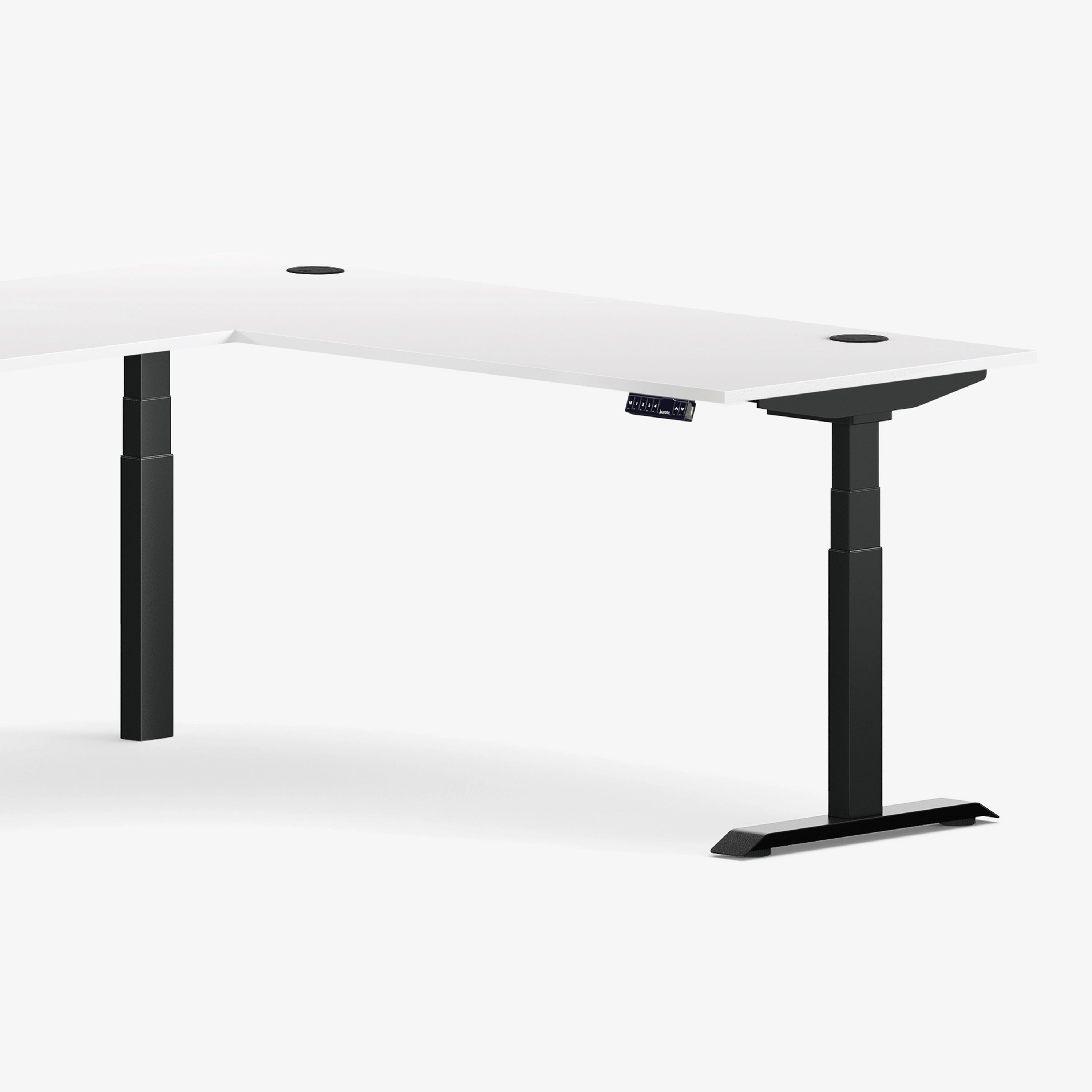 Bureau Ajustable Aspire en Laminé en Forme de L