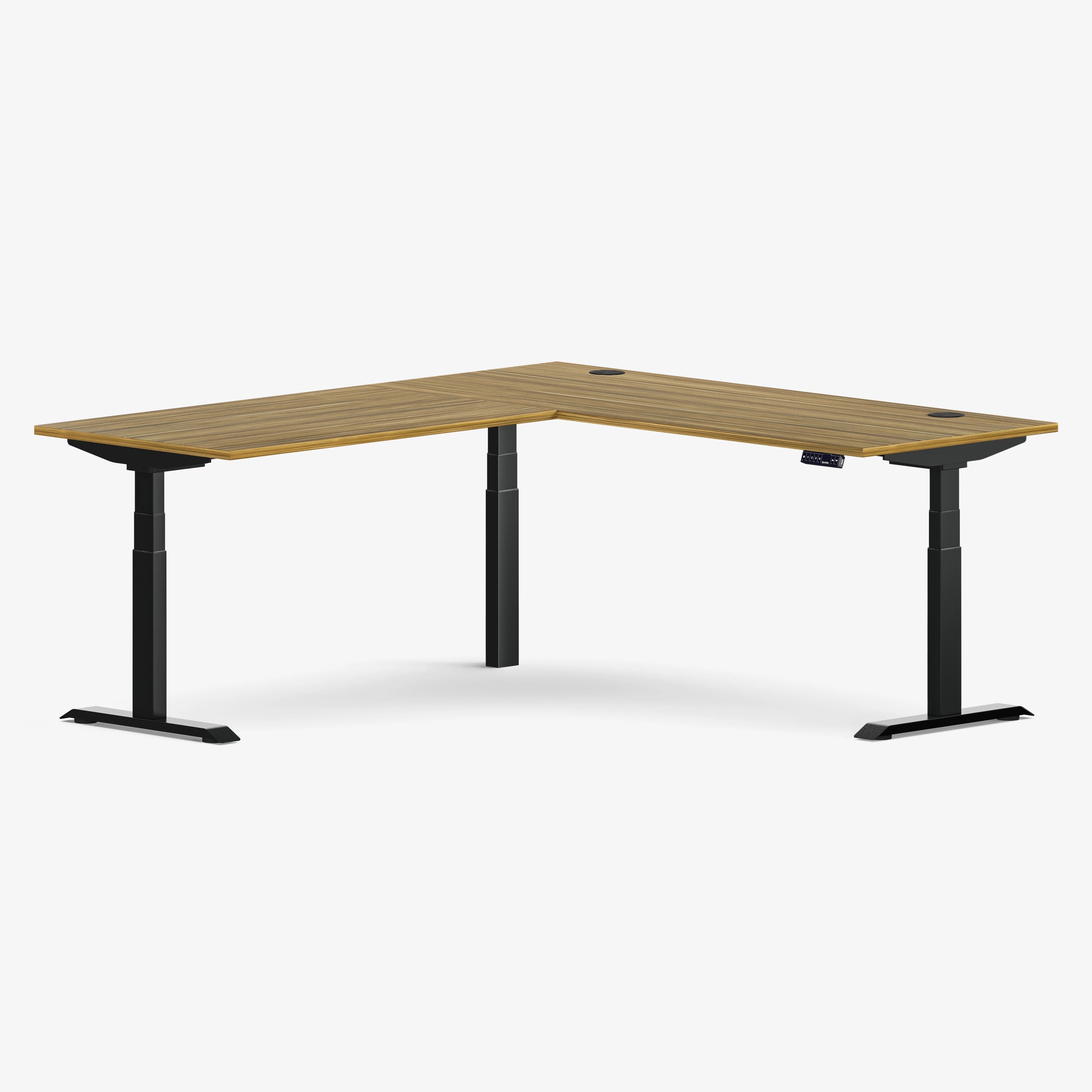 Bureau Ajustable Aspire en Laminé en Forme de L