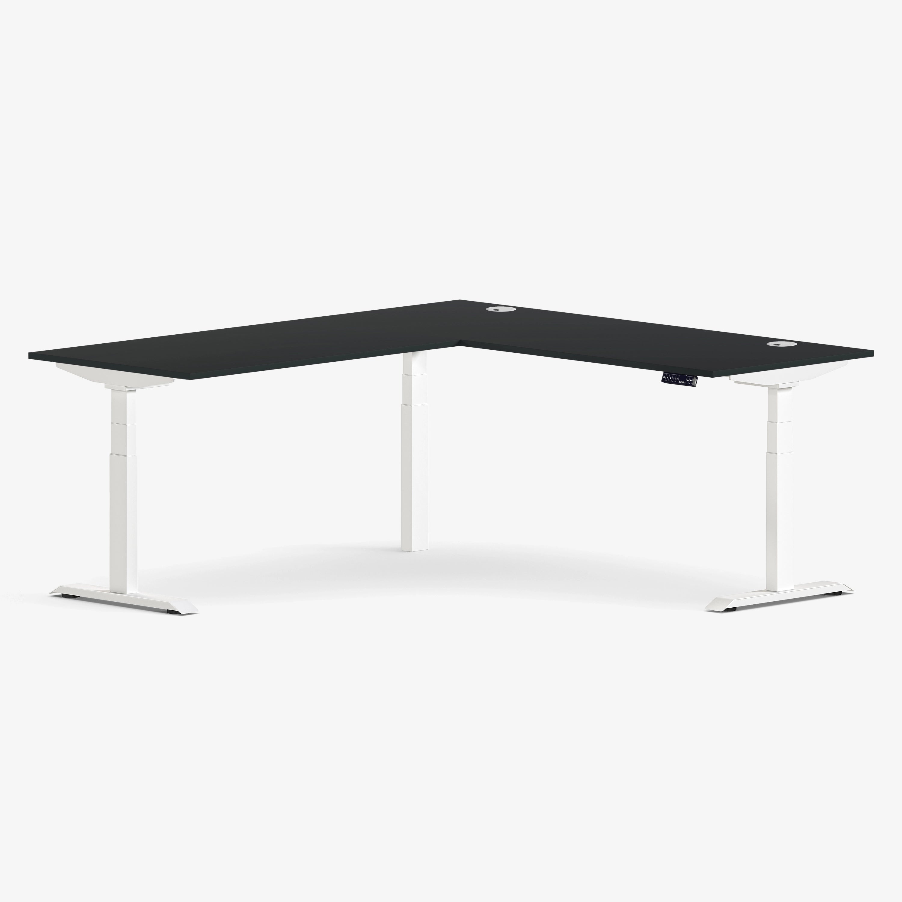 Bureau Ajustable Aspire en Laminé en Forme de L