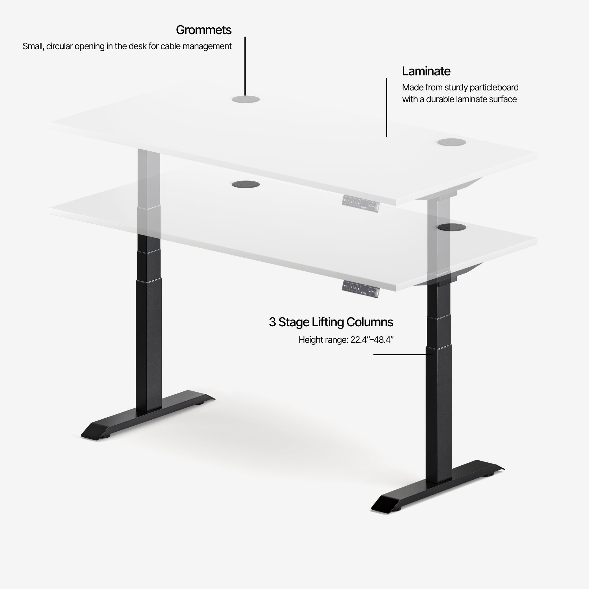 Aspire Laminate Standing Desk
