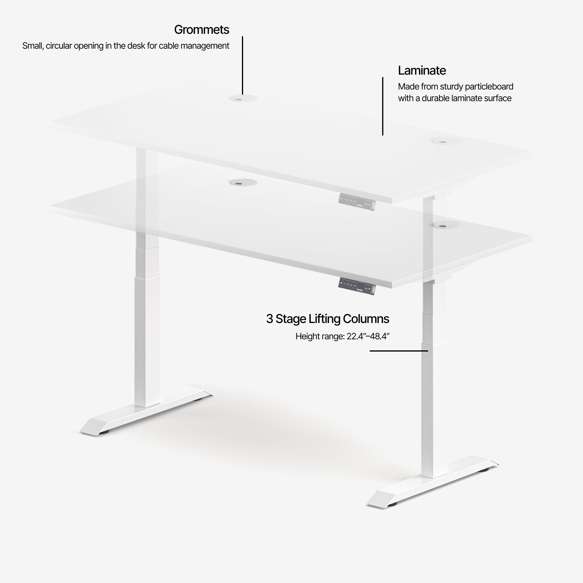 Aspire Laminate Standing Desk