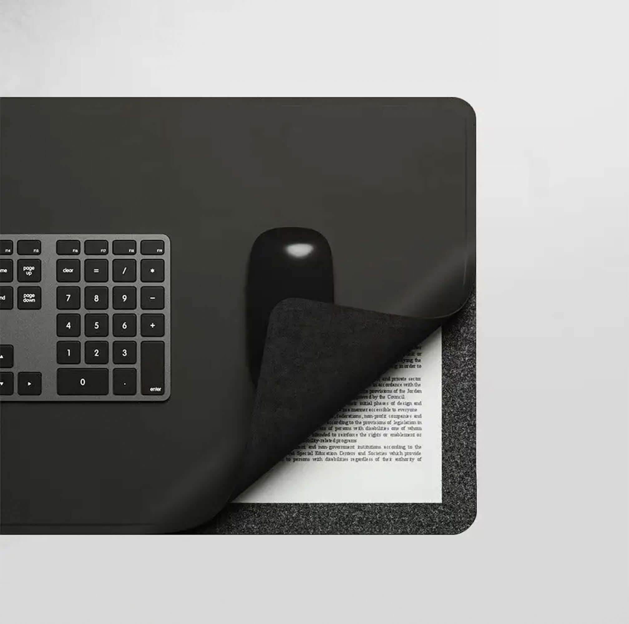 Tapis de bureau avec chargement sans-fil