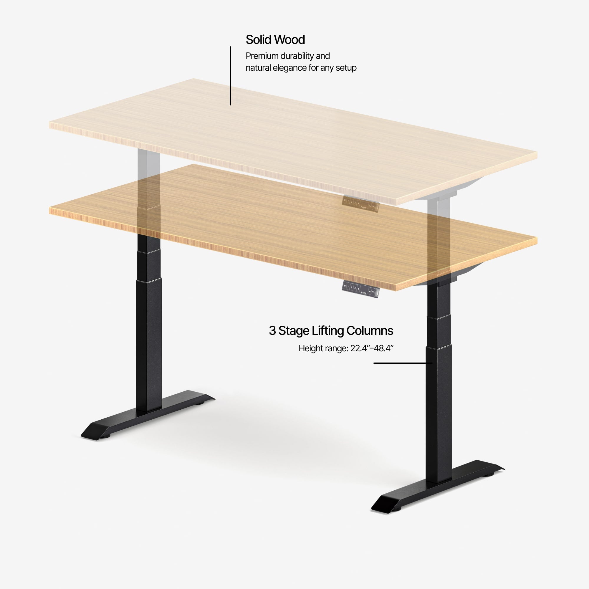 Aspire Solid Wood Standing Desk