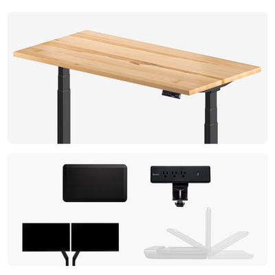 Ensemble Ergonomique (Bois Massif)