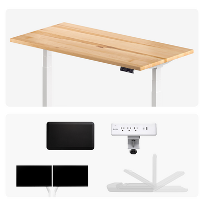 Ensemble Ergonomique (Bois Massif)