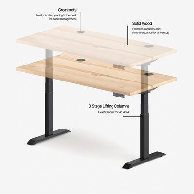 Aspire Solid Wood Standing Desk