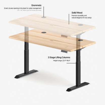 Aspire Solid Wood Standing Desk