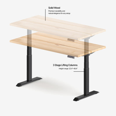 Aspire Solid Wood Standing Desk