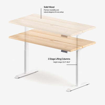 Aspire Solid Wood Standing Desk
