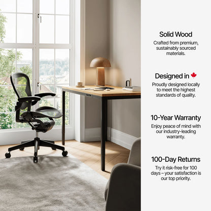Leva Solid Wood Standing Desk
