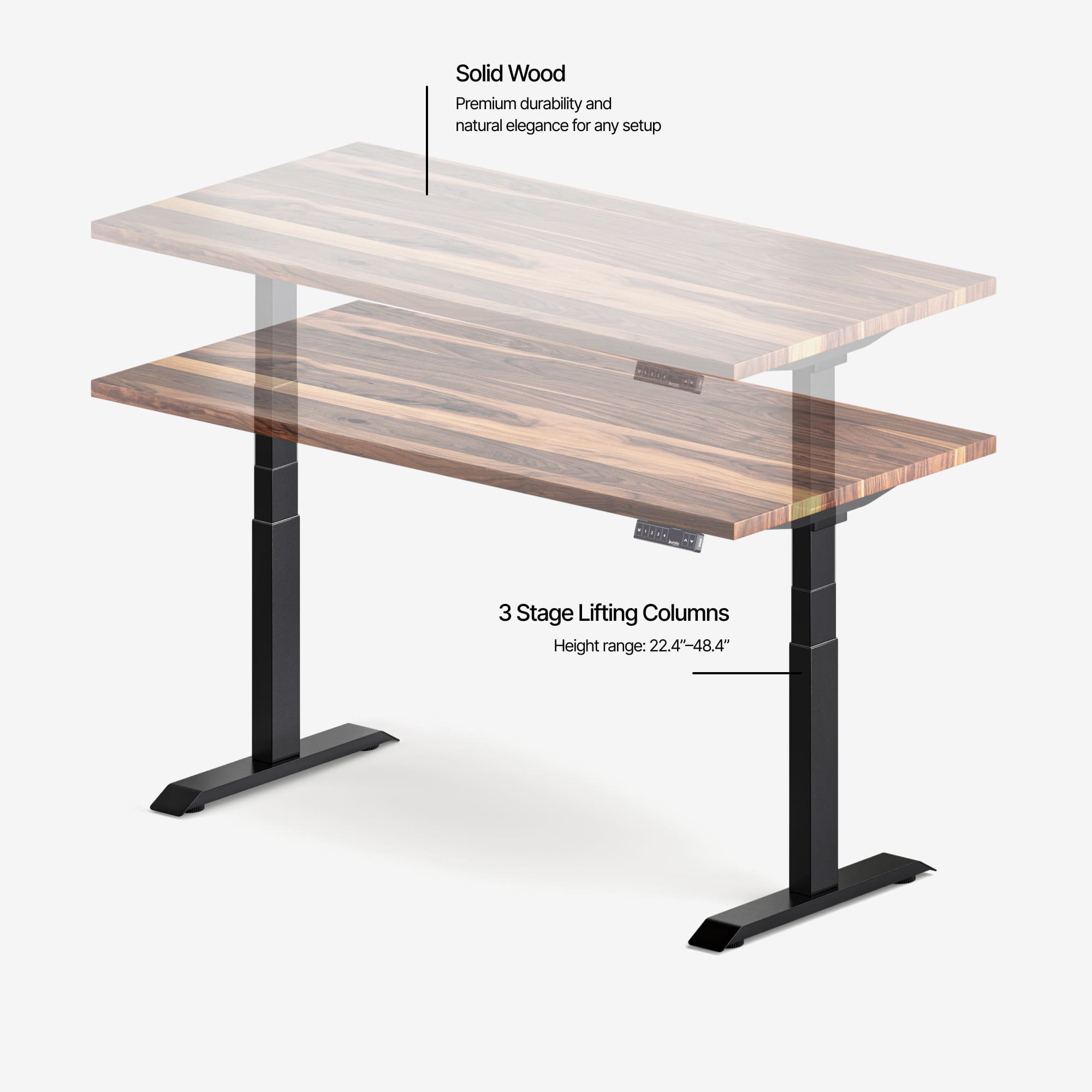 Aspire Solid Wood Standing Desk