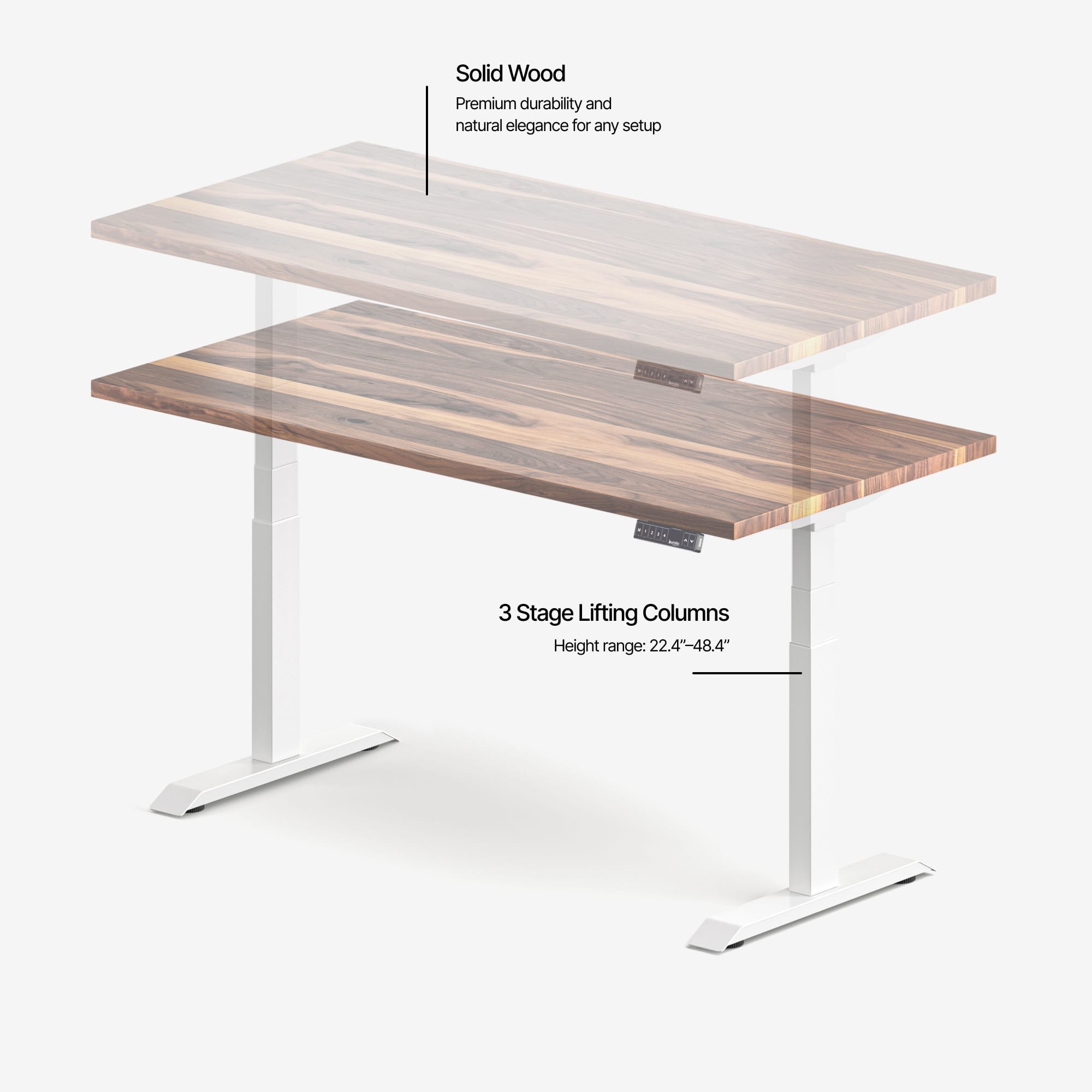 Aspire Solid Wood Standing Desk