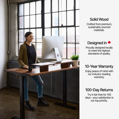 Aspire Solid Wood Standing Desk