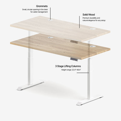 Aspire Solid Wood Standing Desk
