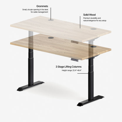 Aspire Solid Wood Standing Desk