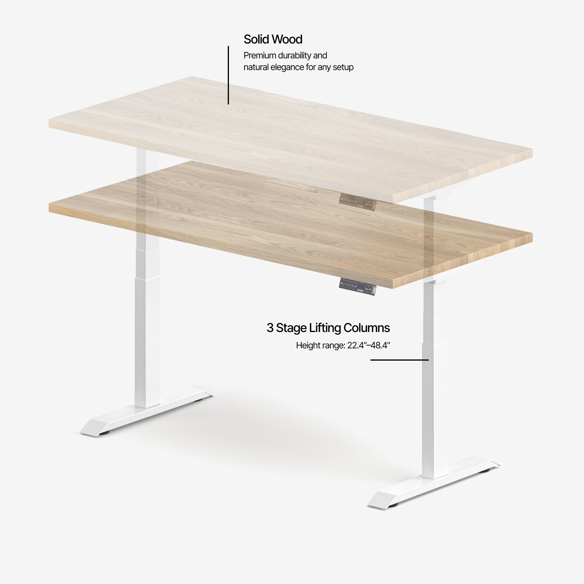 Aspire Solid Wood Standing Desk